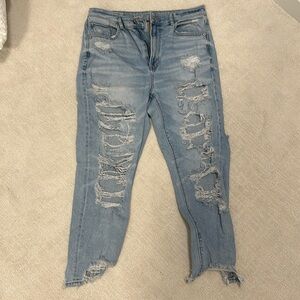 Distressed American Eagle jeans